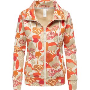 Ragwear Sweatvest 'Ronette'  beige / oranje / pink / wit