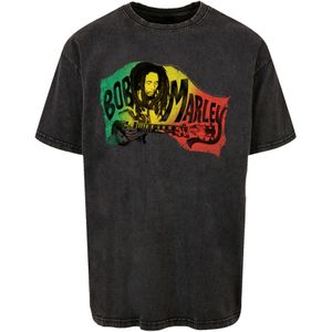 F4NT4STIC Shirt 'Bob Marley'  grijs / gemengde kleuren