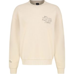 Sublevel Sweatshirt  ivoor / zwart