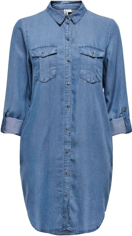 Onlcharis - Blousejurk - Midi-lengte - Lange Mouwen - Loose Fit