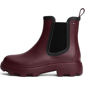Tommy Hilfiger - Fw0fw08974 - Chelsea Boots - Zwart - 100% Natuurlijk Rubber