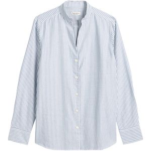 Marc O'Polo Blouse  donkerblauw / wit