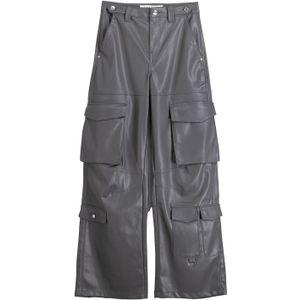 Bershka Cargobroek  donkergrijs