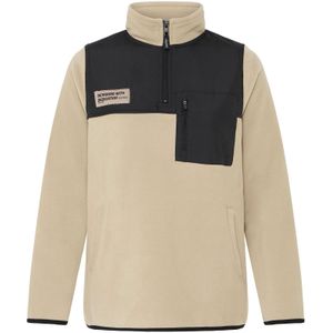 Oxmo Trui ' OXNETE HALFZIP '  beige