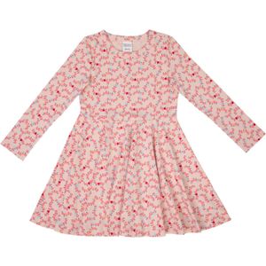 Fred's World by GREEN COTTON Jurk  lichtblauw / pink / rosa / rood
