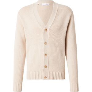 SELECTED Gebreid vest 'SLHCODY'  crème