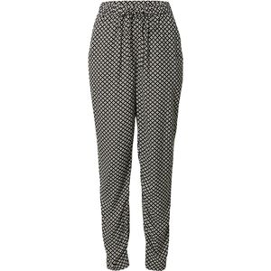 ABOUT YOU Broek  zwart / wit