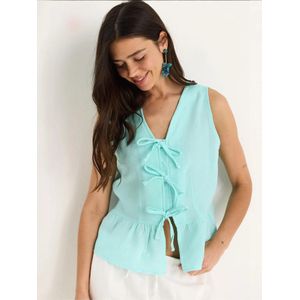 Bianco Lucci Blouse  mintgroen