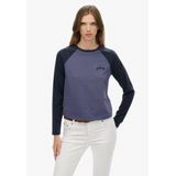 Superdry - Essential Logo Baseball Top - Met Lange Mouwen