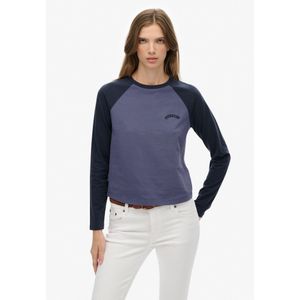 Superdry - Essential Logo Baseball Top - Met Lange Mouwen