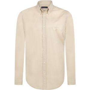Felix Hardy - Overhemd - Beige - 100% Katoen - Heren