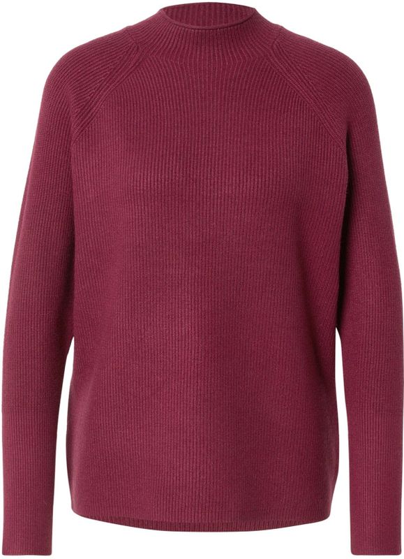Soyaconcept - Trui - Wijnrood - Lange Mouw - Normale Pasvorm