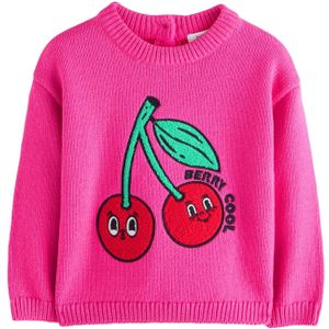 Next Trui  lichtgroen / pink / rood