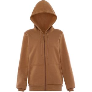 SANIKA Sweatvest  bruin