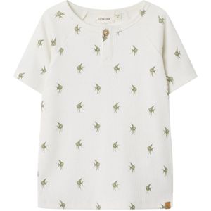 Lil' Atelier T-Shirt - Rib - NmmLavo - Coconut Melk/Fish - Lil Atelier - 2 jaar (92) - T-Shirts