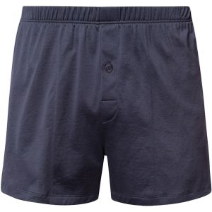 Hanro Boxershorts ' Cotton Sporty '  donkerblauw / grijs