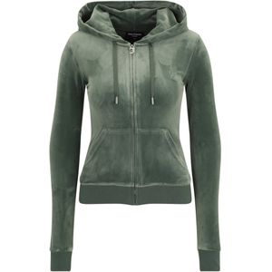 Juicy Couture Tall Sweatvest 'ROBERTSON'  jade groen