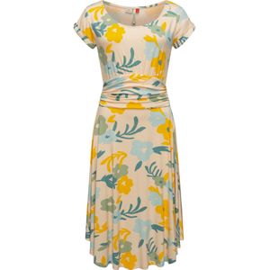 Ragwear Jurk 'Yvone'  nude / lichtblauw / safraan / petrol