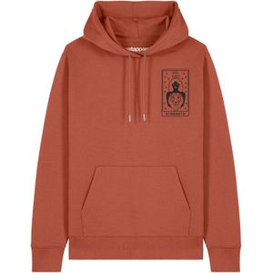 Watapparel Sweatshirt ' Tarot Strength '  lichtbruin / zwart