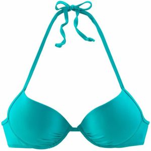 Push-up Bikini - Effen - Gladde Stof - Halterbandjes - Met Beugel