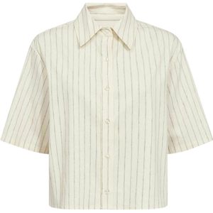 Ivy Copenhagen Blouse 'Carina'  ecru / zwart