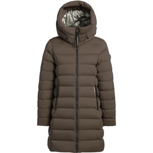 khujo Wintermantel 'Nekar2 '  donkerbruin