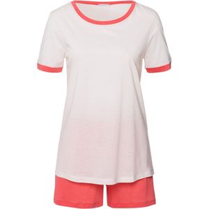 Hanro Korte pyjama ' Laura '  lichtroze / lichtrood
