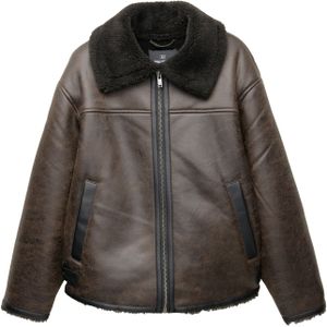 Pull&Bear Tussenjas  donkerbruin