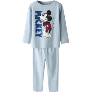 TWO SOON Nachtkledij 'Mickey'  lichtblauw / donkerblauw / rood / zwart