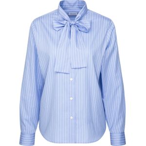 SEIDENSTICKER Blouse  lichtblauw / wit