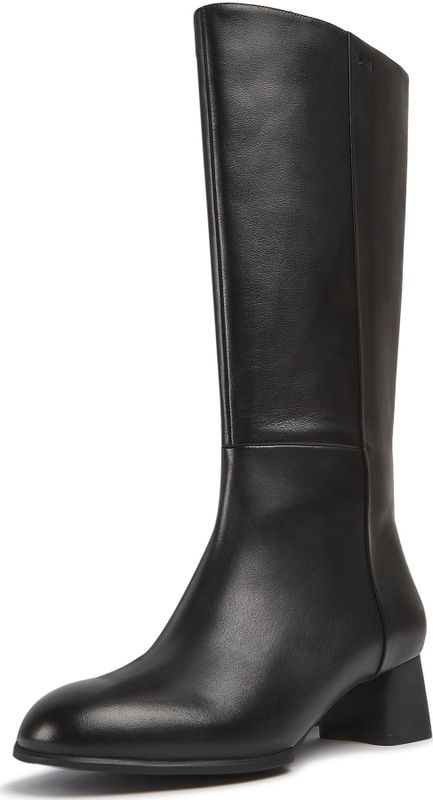 Camper - Katie - Laarzen - Zwart - Blokhak - Ritssluiting