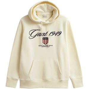 GANT Sweatshirt  crème / navy / knalrood