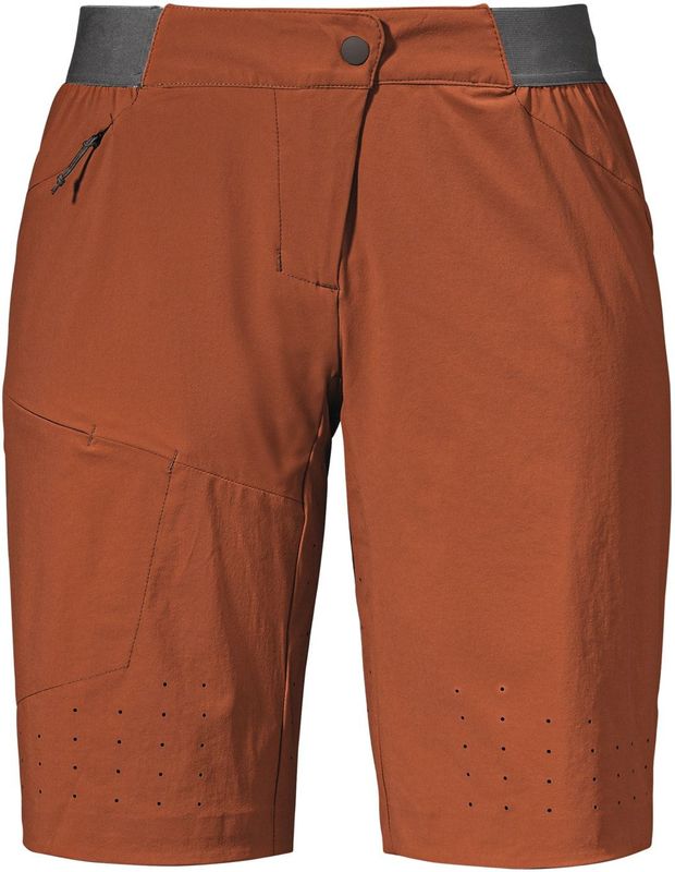 Schöffel - Mellow Trail - Korte Broeken - Rood - Regular Fit