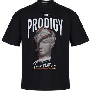 trueprodigy Shirt 'Jamie F'  grijs / zwart / wit