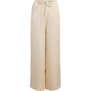 OBJECT Broek  crème / donkeroranje