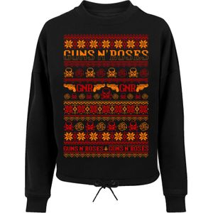 F4NT4STIC Sweatshirt 'Guns And Roses Weihnachten Christmas'  oranje / rood / zwart