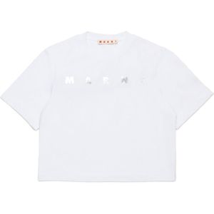 Marni - Shirt - Zilver/Wit