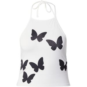 florence by mills exclusive for ABOUT YOU Top 'Sugared Watermelon'  zwart / wit