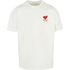 9N1M SENSE Shirt 'St. Tropez'  beige / bloedrood