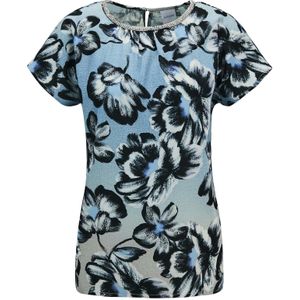 MADELEINE Jurk  blauw / lichtgrijs / zwart