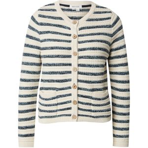 WHITE STUFF Gebreid vest 'BELLE'  marine / lichtblauw / wolwit