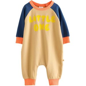 Next Rompertje/body  lichtbeige / marine / geel / oranje
