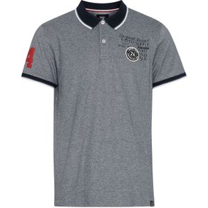 FQ1924 Shirt 'Imal'  navy / bloedrood / wit