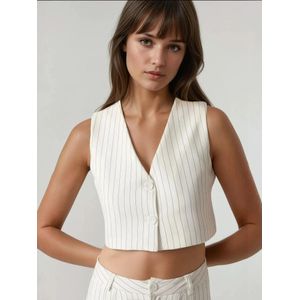 Hiccup Bodywarmer  grijs / wit