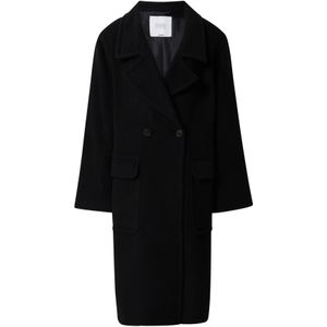 RÆRE by Lorena Rae Tussenmantel 'Joanie'  zwart