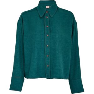 Peppercorn Shirt 'Gaby'  donkergroen