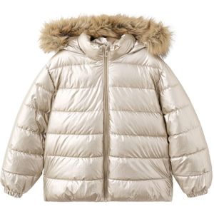 MANGO KIDS Winterjas  zilver