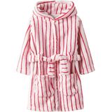 Badjas - Fluweel - Met Katoenen Koord - Voorzakken - Drukknoopsluiting