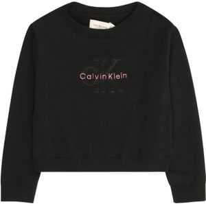 Calvin Klein Jeans Trui  pastelroze / zwart