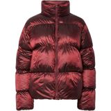 PIECES - PCMilla - Gewatteerde Jas - Donkerrood - Warm Gevoerd